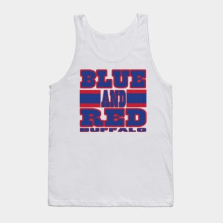 Buffalo LYFE Blue and Red Football Colors! Tank Top